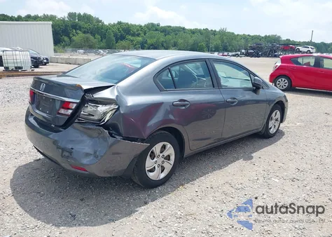 2013 Honda Civic Lx z USA, uszkodzony, nr VIN 19XFB2F50DE079203